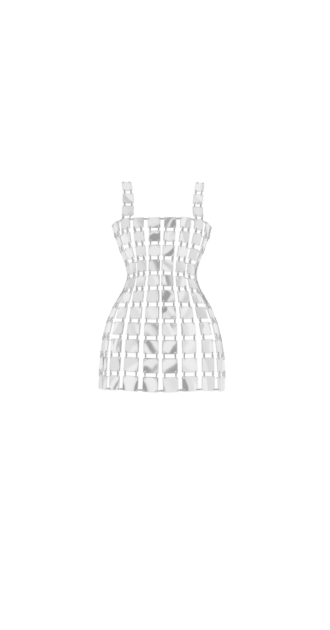 Mirror Dress - White