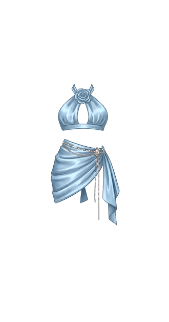 Draped Satin Rose