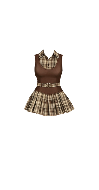 Brown Plaid Preppy