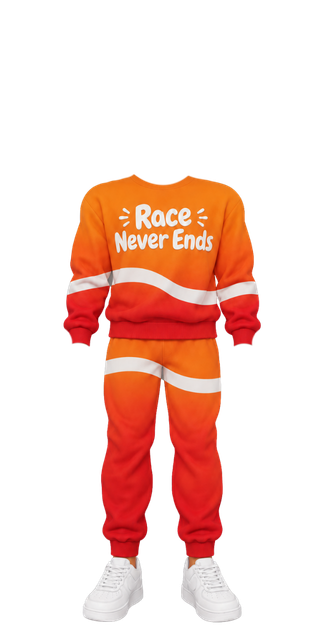 Race Never Ends Sunset Ombre Track Set