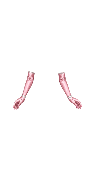Fiona Crystal-Trimmed Satin Gloves