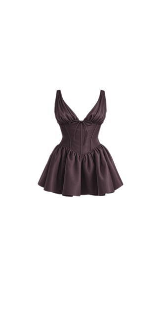 Flowy Plum Mini