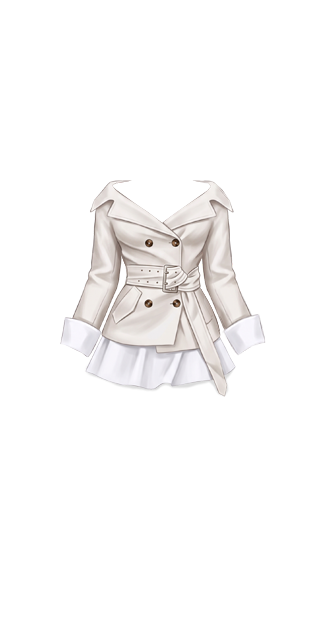 Off-Shoulder Trench Set