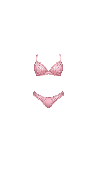 Pink Crystal Lingerie