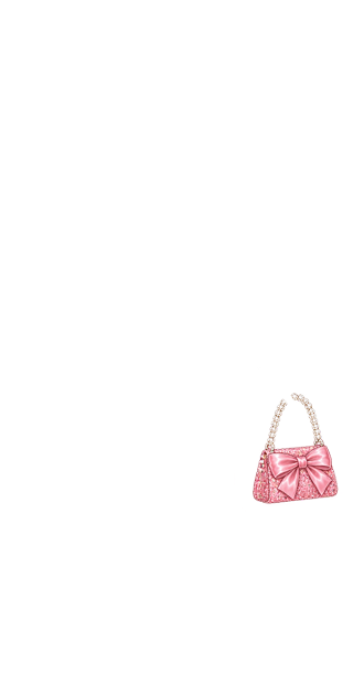 Sparkly Bow Purse (Right)