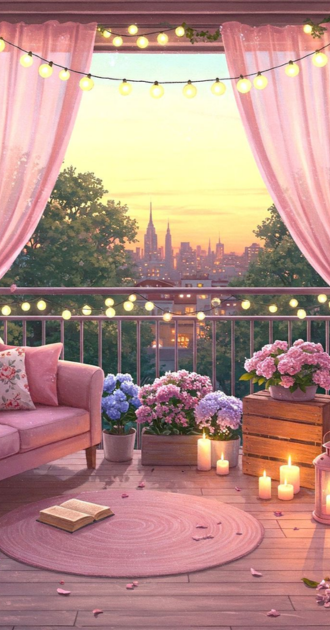 flowering balcony