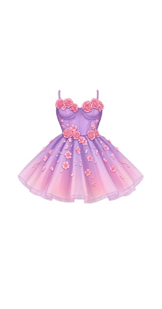 Lavender Rosette Dream