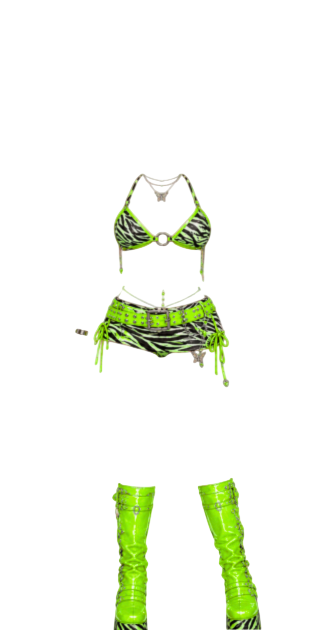 Bratz Zebra Green