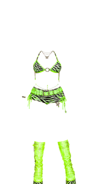 Bratz Zebra Green