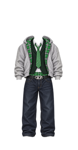 Green Layered Y2K