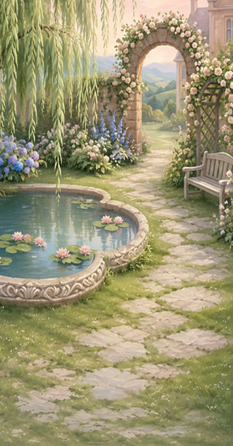 Palace Gardens Lilypad Pond