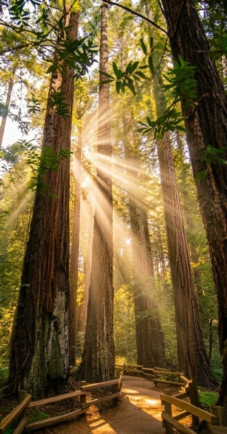 Redwood trees