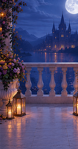 Moonlit Castle