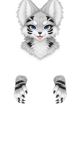 Gray Tiger Furry