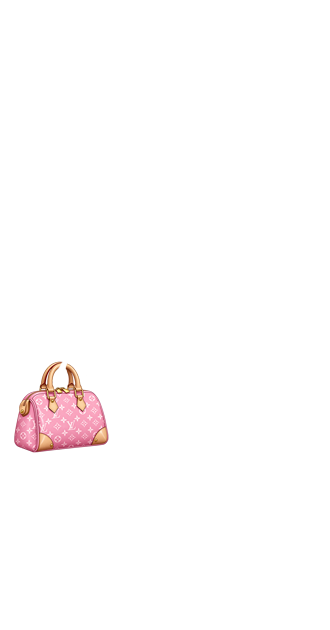 Pink Monogram LV Speedy
