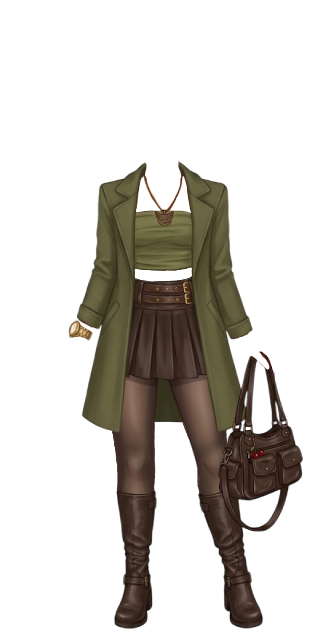 Green Long Coat