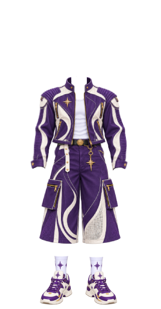 Astral Streetwear Ensemble