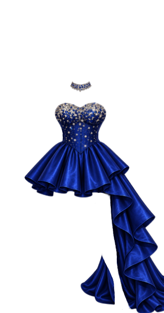 Starlit Satin Train Dress