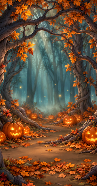 Twisted Halloween Tree Forrest