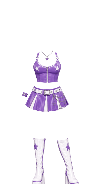 Stars Purple