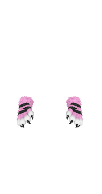 Pink Furry Paws