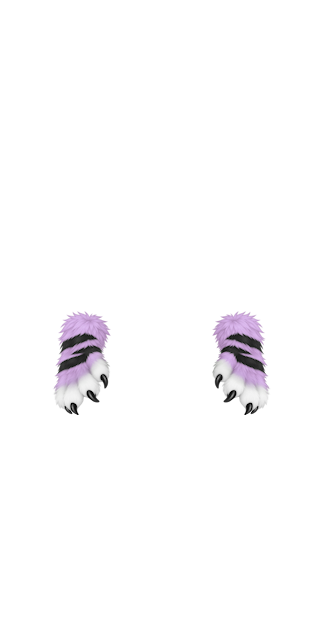 Light Pink Furry Paws