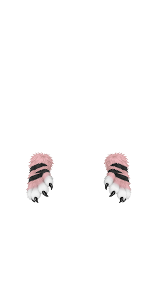 Salmon Furry Paws