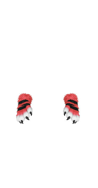 Red Furry Paws