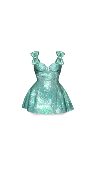 Sparkly Bustier Mini Dress