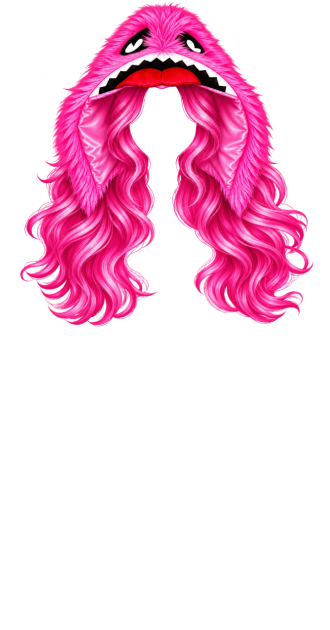 Pink Fluffy Monster