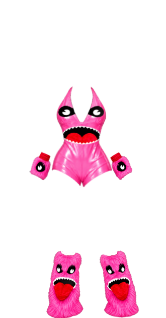 Fluffy Monster Outfit