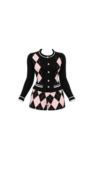 Preppy Argyle Set