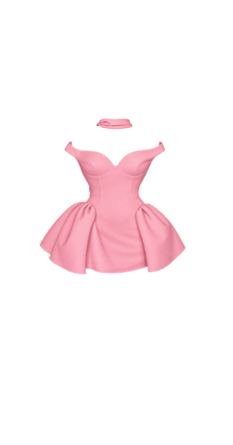 Sweetheart Peplum Mini
