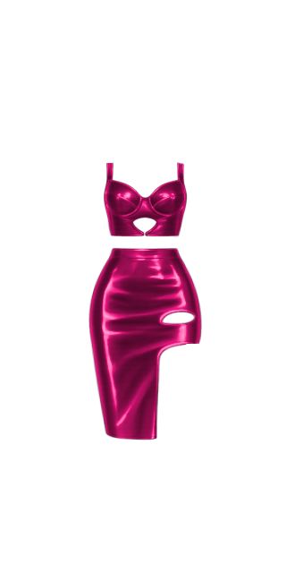 Lexi Pink Leather Set