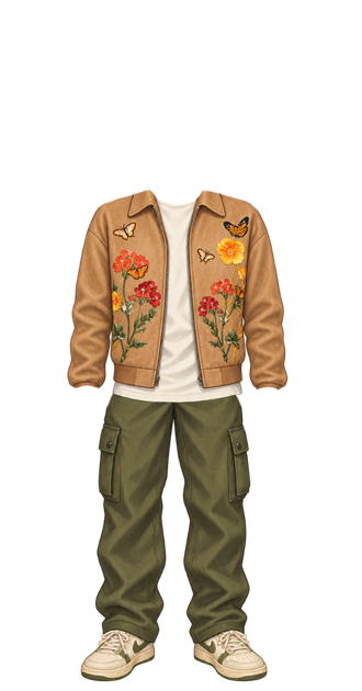 Globe Mens Clay Monarch Suede Jacket