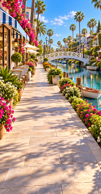 Life In Venice Canals Background