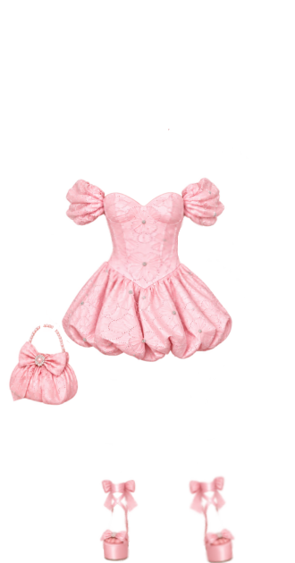 Floral Bubble Dress Set