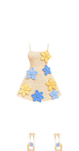 Crochet Flower Dress