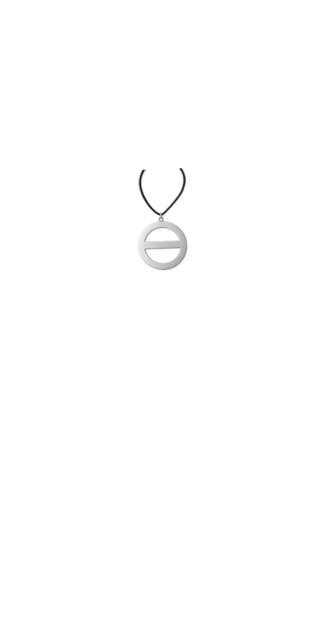Silver Power of Veto Necklace M