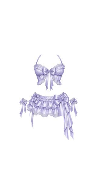 Purple Bow Set