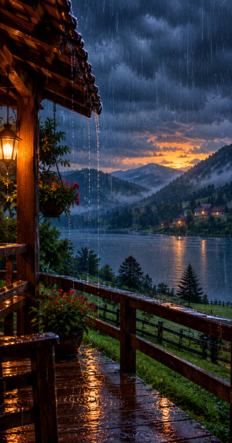 Landscape with Rain
