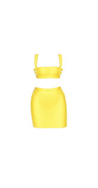 Mistress Rocks Neon Yellow Set