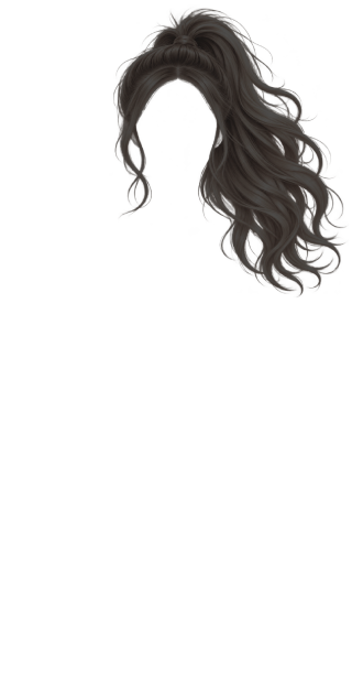 Black Dollhouse Ponytail