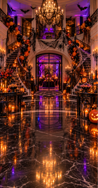 Halloween Foyer