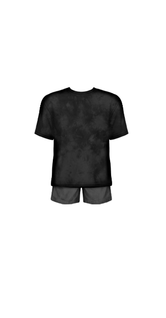 Black Foggy Tee by Seong