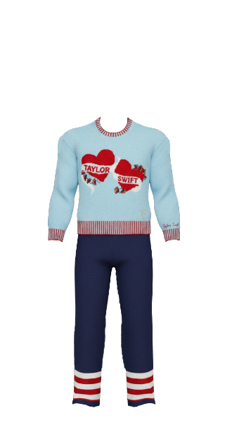 Taylor Swift Hearts Sweater
