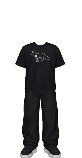 Fox Black Shirt