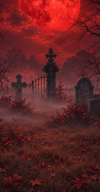 Blood Moon Cemetary