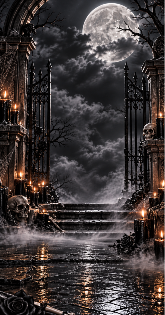 Midnight Cemetery BG