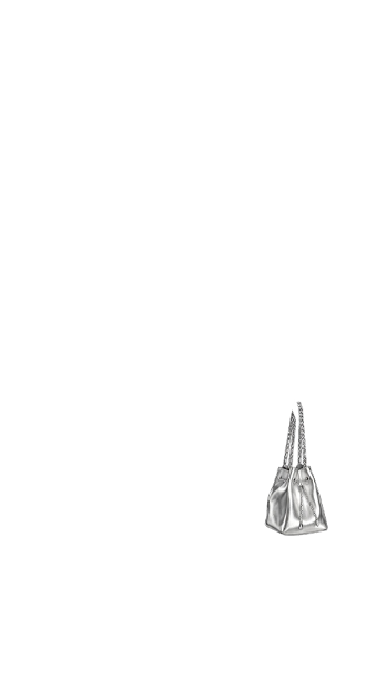 Silver Fold Tote (anti skin)